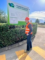 L’assessore regionale Thomas De Luca in visita al TMB di Foligno